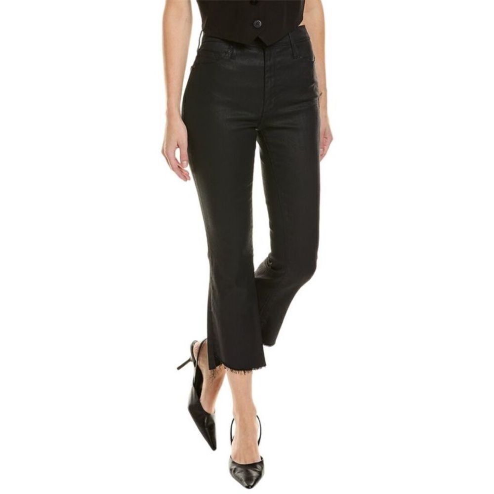 Black Orchid Cindy Slant Fray Jean Black 28